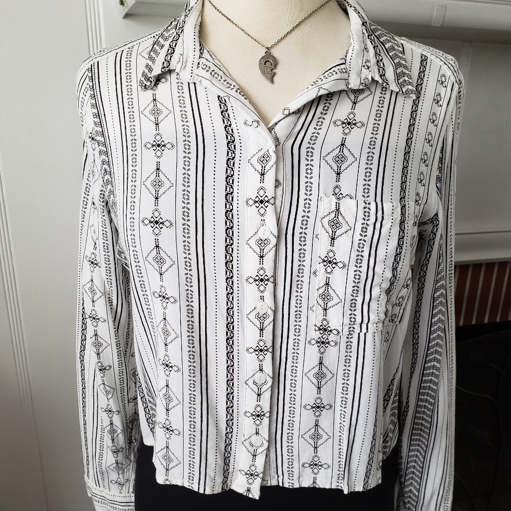 Long Sleeve Crop Top